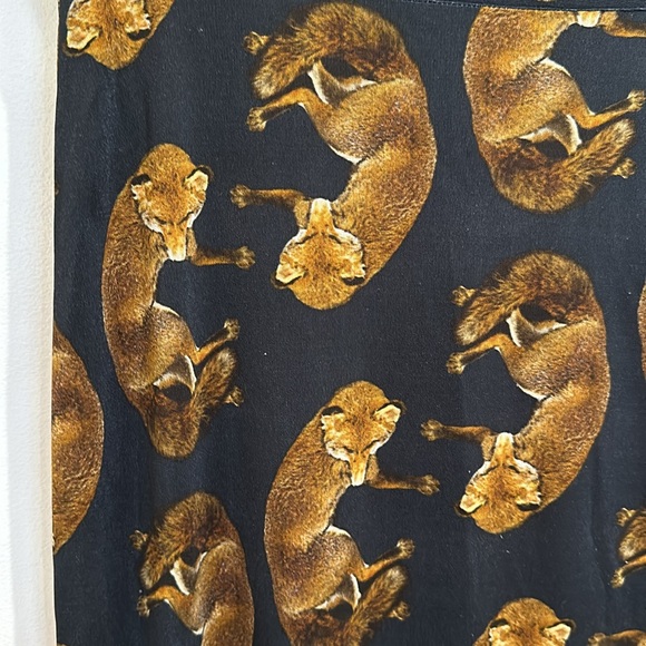 OPENING CEREMONY x DEYROLLE rare fox print skirt size small - Picture 2 of 4